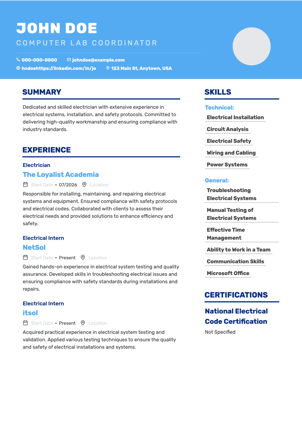 Creative ATS-friendly resume and CV template. Free preview. Distinct visual style for design, marketing, and portfolio-driven applications.